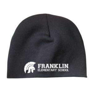 Port Authority Beanie Cap with Franklin Elementary Logo