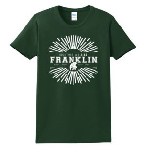 Port & Company Ladies Essential Tee with Franklin Starburst Logo