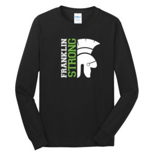 Port & Company Long Sleeve Core Cotton Tee with Franklin Strong Logo