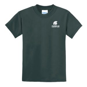 Port & Company Youth Core Blend Tee  with Franklin Elementary with Strong Logo